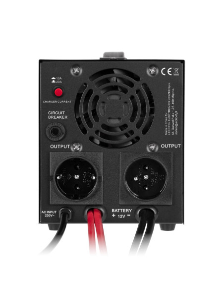 Zasilacz Awaryjny Kemot Prosinus-1000 Przetwornica Z Czystym Przebiegiem Sinusoidalnym I Funkcją Ładowania 12V 230V 1000Va/700W 