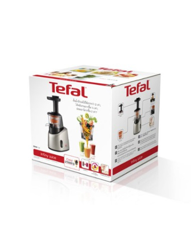 Wyciskarka Wolnoobrotowa Tefal Zc255B (200W  Kolor Srebrny)