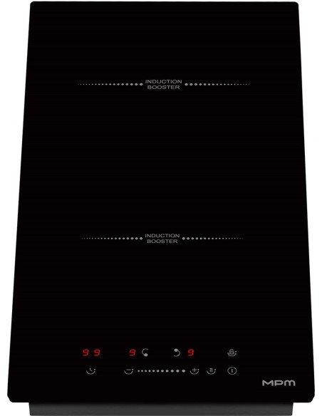 Płyta Indukcyjna Do Zabudowy Mpm-30-Im-18 Szer. 29 Cm | Poziom Mocy 1-9 | Automatyczne Czasowe Wyłączniki Ochronne | Blokada Rod