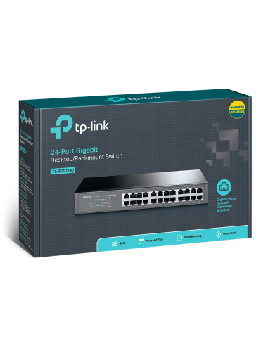 Switch Tp-Link Tl-Sg1024D (24X 10/100/1000Mbps)