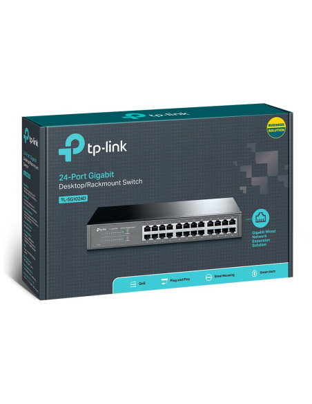 Switch Tp-Link Tl-Sg1024D (24X 10/100/1000Mbps)