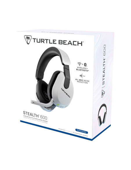 Turtle Beach Stealth 600 Gen 3 Zestaw Słuchawkowy Bezprzewodowy Opaska Na Głowę Gaming Bluetooth Biały