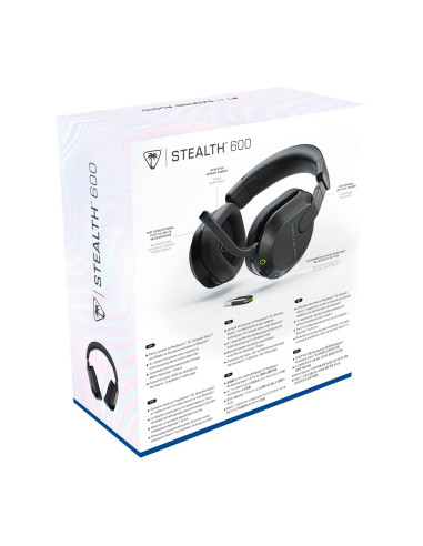 Turtle Beach Stealth 600 Gen 3 Zestaw Słuchawkowy Bezprzewodowy Opaska Na Głowę Gaming Bluetooth Czarny