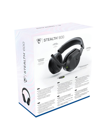 Turtle Beach Stealth 600 Gen 3 Zestaw Słuchawkowy Bezprzewodowy Opaska Na Głowę Gaming Bluetooth Czarny