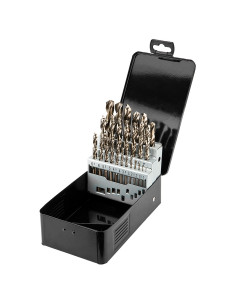 Wiertła Do Metalu Hss-Co 1.0-13.0 Mm, Zestaw 25 Szt.