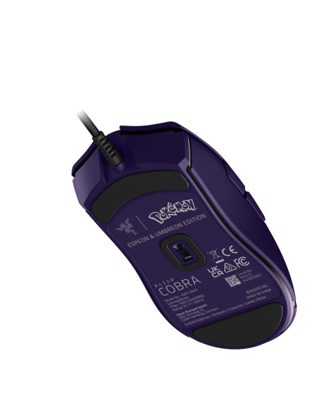 Razer Cobra – Espeon & Umbreon Edition Myszka Gaming Dla Praworęcznych Usb Typu-A Optyczny 8500 Dpi