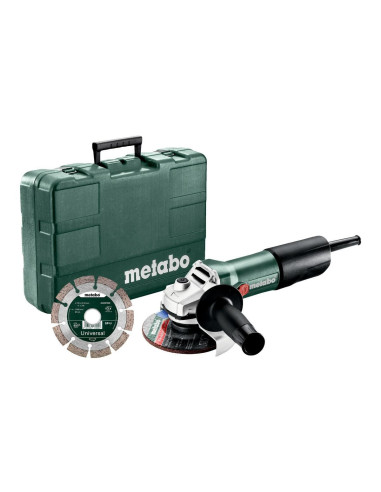 Metabo Szlifierka Kąt.125 W 850-125 Set +Tarcza Diamentowa Walizka