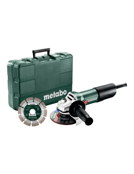 Metabo Szlifierka Kąt.125 W 850-125 Set +Tarcza Diamentowa Walizka