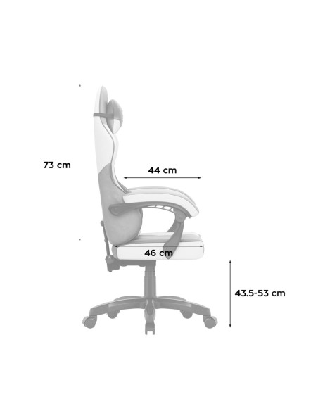 Fotel Gamingowy Huzaro Force 2.7 Grey