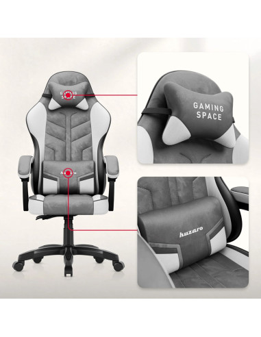 Fotel Gamingowy Huzaro Force 2.7 Grey