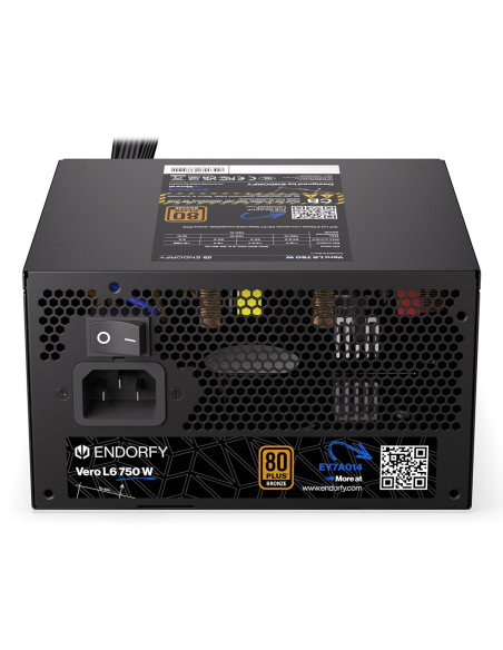 Endorfy Vero L6 Moduł Zasilaczy 750 W 24-Pin Atx Atx Czarny