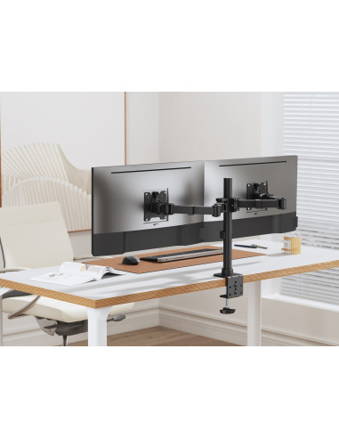 Equip 650177 Uchwyt / Stojak Do Monitorów 88,9 Cm (35") Biurko Czarny