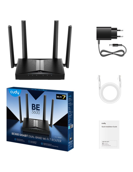 Router Cudy Wr3600 Be3600 Gigabit Wi-Fi 7
