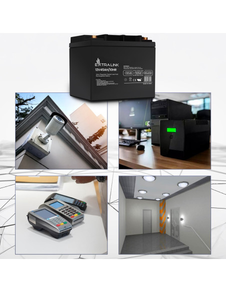 Extralink Akumulator Battery Accumulator Agm 12V 45