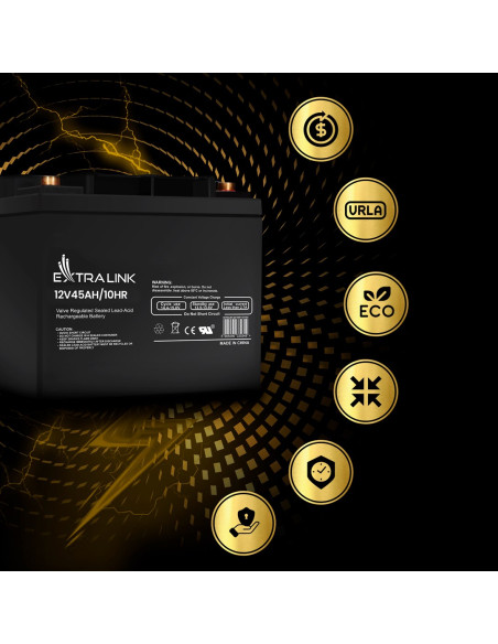 Extralink Akumulator Battery Accumulator Agm 12V 45