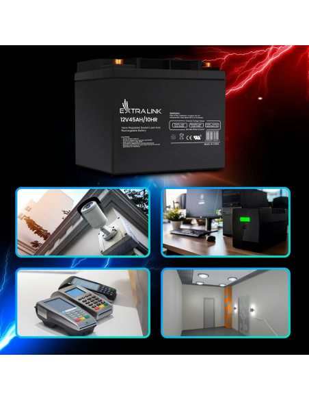 Extralink Akumulator Battery Accumulator Agm 12V 45
