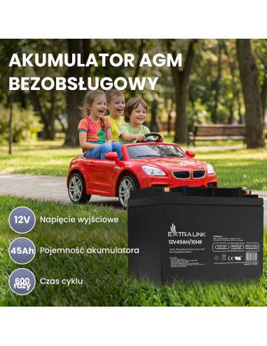 Extralink Akumulator Battery Accumulator Agm 12V 45