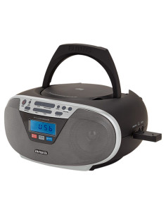 Aiwa Boombox Bbtu-400Sl Cd/Fm Rds/Usb/Bt Srebrny 2