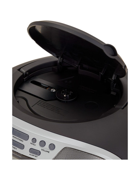 Aiwa Boombox Bbtu-400Sl Cd/Fm Rds/Usb/Bt Srebrny
