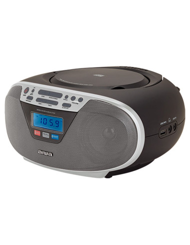 Aiwa Boombox Bbtu-400Sl Cd/Fm Rds/Usb/Bt Srebrny