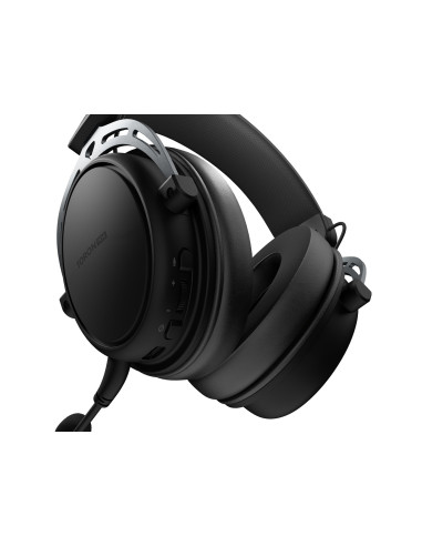 Genesis Toron 706 Zestaw Słuchawkowy Przewodowy I Bezprzewodowy Opaska Na Głowę Gaming Usb Type-C Bluetooth Czarny