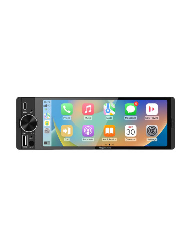 Kruger&Matz Radio Samochodowe Km2016 Carplay/Androidauto 1Din