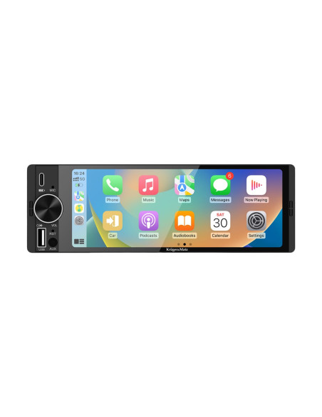 Kruger&Matz Radio Samochodowe Km2016 Carplay/Androidauto 1Din