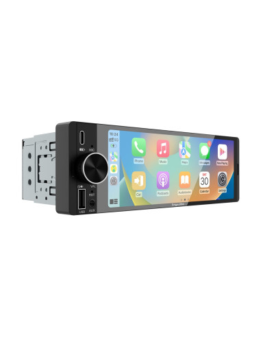 Kruger&Matz Radio Samochodowe Km2016 Carplay/Androidauto 1Din