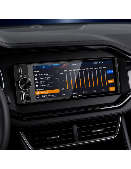 Kruger&Matz Radio Samochodowe Km2016 Carplay/Androidauto 1Din