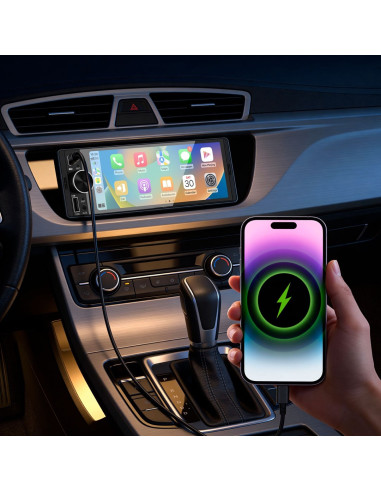 Kruger&Matz Radio Samochodowe Km2016 Carplay/Androidauto 1Din
