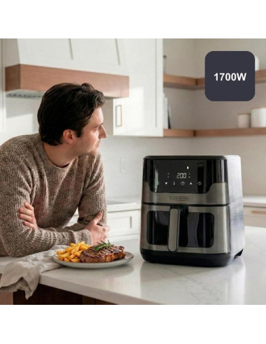 Frytownica Beztłuszczowa Black+Decker Bxaf8001E 1700W | 8L