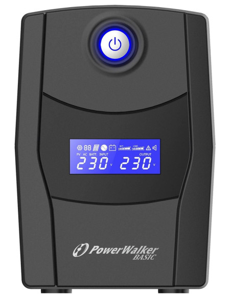 Zasilacz Awaryjny Ups Powerwalker Vi 600 Stl Line-Interactive 600Va 2Ac Wyjścia Tower