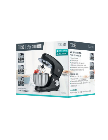 Teesa Robot Kuchenny Easy Cook Single Black