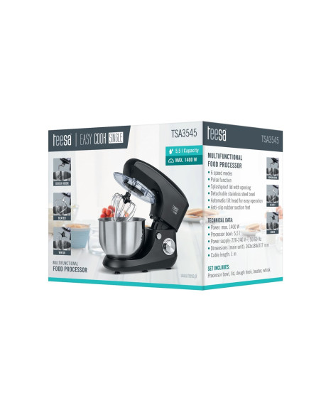 Teesa Robot Kuchenny Easy Cook Single Black