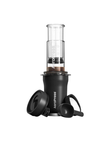 Zaparzacz Do Kawy Go Plus Z Kubkiem Termicznym Czarny Aeropress