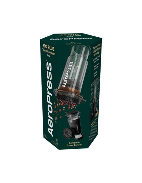 Zaparzacz Do Kawy Go Plus Z Kubkiem Termicznym Czarny Aeropress