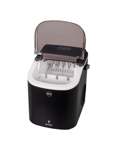 Eldom Kostkarka Do Lodu Ks230 Icelia 165W, Czarna, 12 Kg Lodu/24H  Jednorazowo 9 Kostek Lodu Co 6 – 12 Min