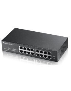 Switch Zyxel Gs1100-16E-Eu0101F 16P Unmanaged, Fanless, Slim