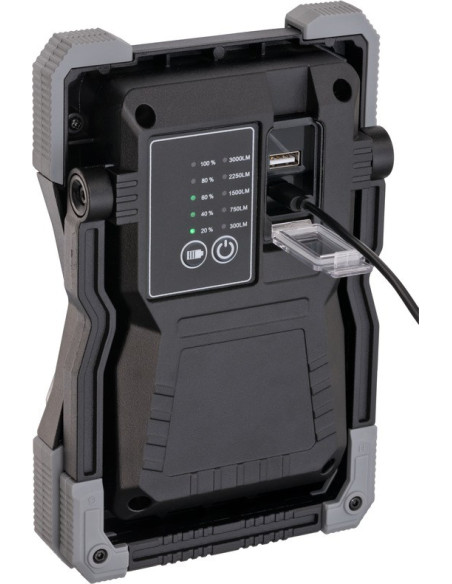 Brennenstuhl Rufus Czarny, Szary 30 W Led