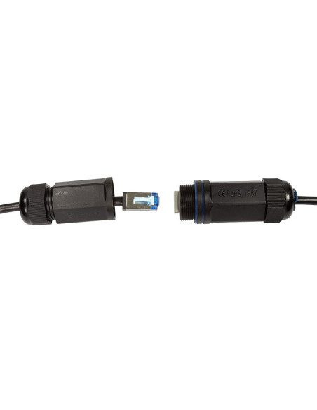 Logilink Cq7143S Kabel Sieciowy Czarny 50 M Cat6A S/Ftp (S-Stp)