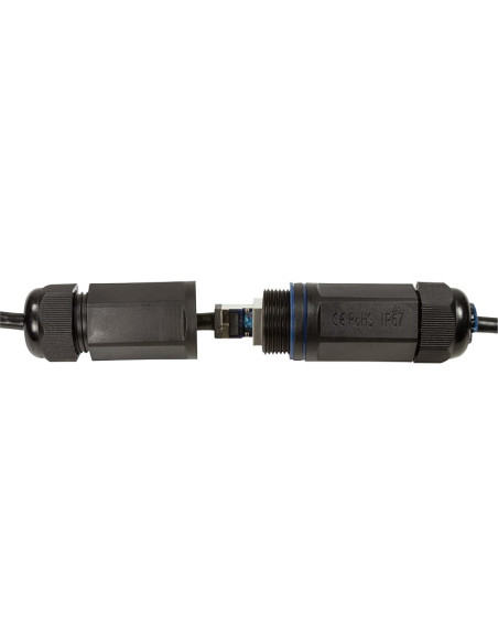 Logilink Cq7143S Kabel Sieciowy Czarny 50 M Cat6A S/Ftp (S-Stp)