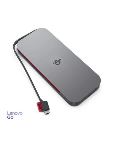 Power Bank Lenovo Go 10 000 Mah, G0A3Lg1Www, Usb-C, Szary