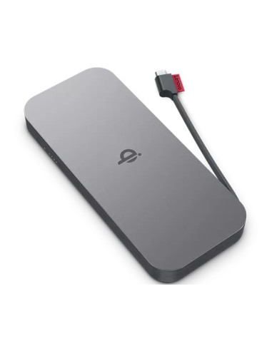 Power Bank Lenovo Go 10 000 Mah, G0A3Lg1Www, Usb-C, Szary
