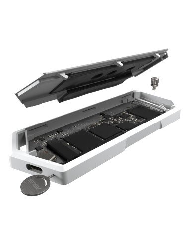 Asus Rog Strix Arion White Edition Obudowa Ssd Biały M.2