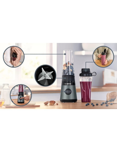 Blender Kielichowy Bosch Vitapower Serie 2 Mmb2111S 0,6L | 450W | Srebrny