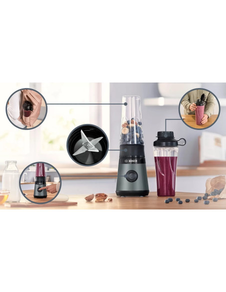 Blender Kielichowy Bosch Vitapower Serie 2 Mmb2111S 0,6L | 450W | Srebrny