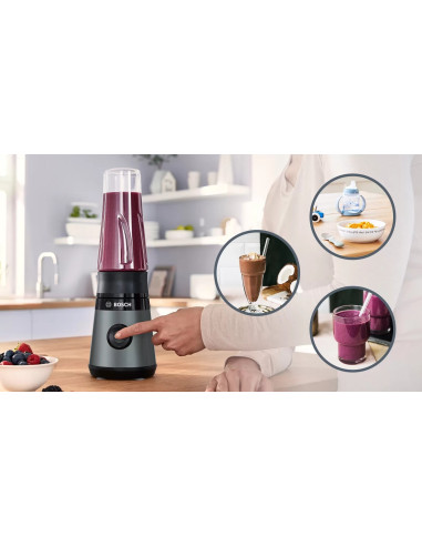 Blender Kielichowy Bosch Vitapower Serie 2 Mmb2111S 0,6L | 450W | Srebrny