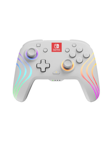Pdp Afterglow Wave Biały Usb Gamepad Analogowa/Cyfrowa Nintendo Switch, Nintendo Switch Lite, Nintendo Switch Oled