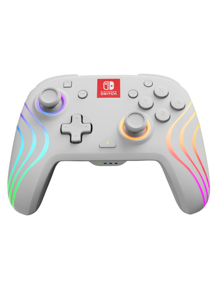 Pdp Afterglow Wave Biały Usb Gamepad Analogowa/Cyfrowa Nintendo Switch, Nintendo Switch Lite, Nintendo Switch Oled