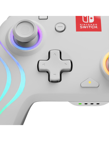 Pdp Afterglow Wave Biały Usb Gamepad Analogowa/Cyfrowa Nintendo Switch, Nintendo Switch Lite, Nintendo Switch Oled